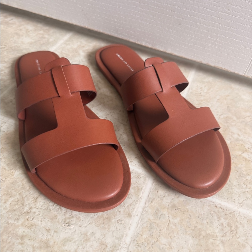 American Eagle Women's Sandal Slide in Brown